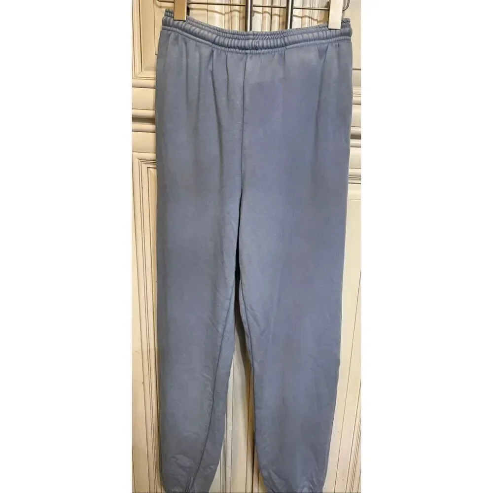 Gap Teen Big Boys Elastic Waist Pull-on Jogger Sweatpants Blue Size 14-16